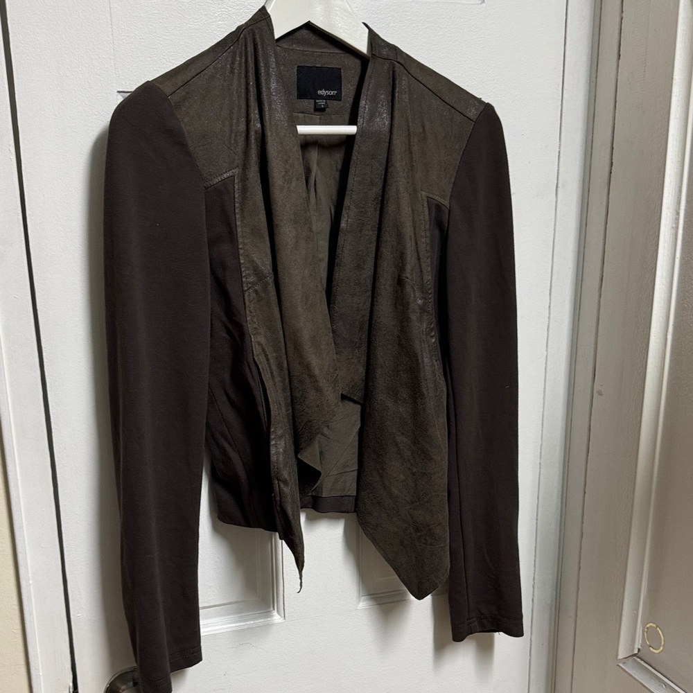 Edyson Women's Brown Leather Jacket